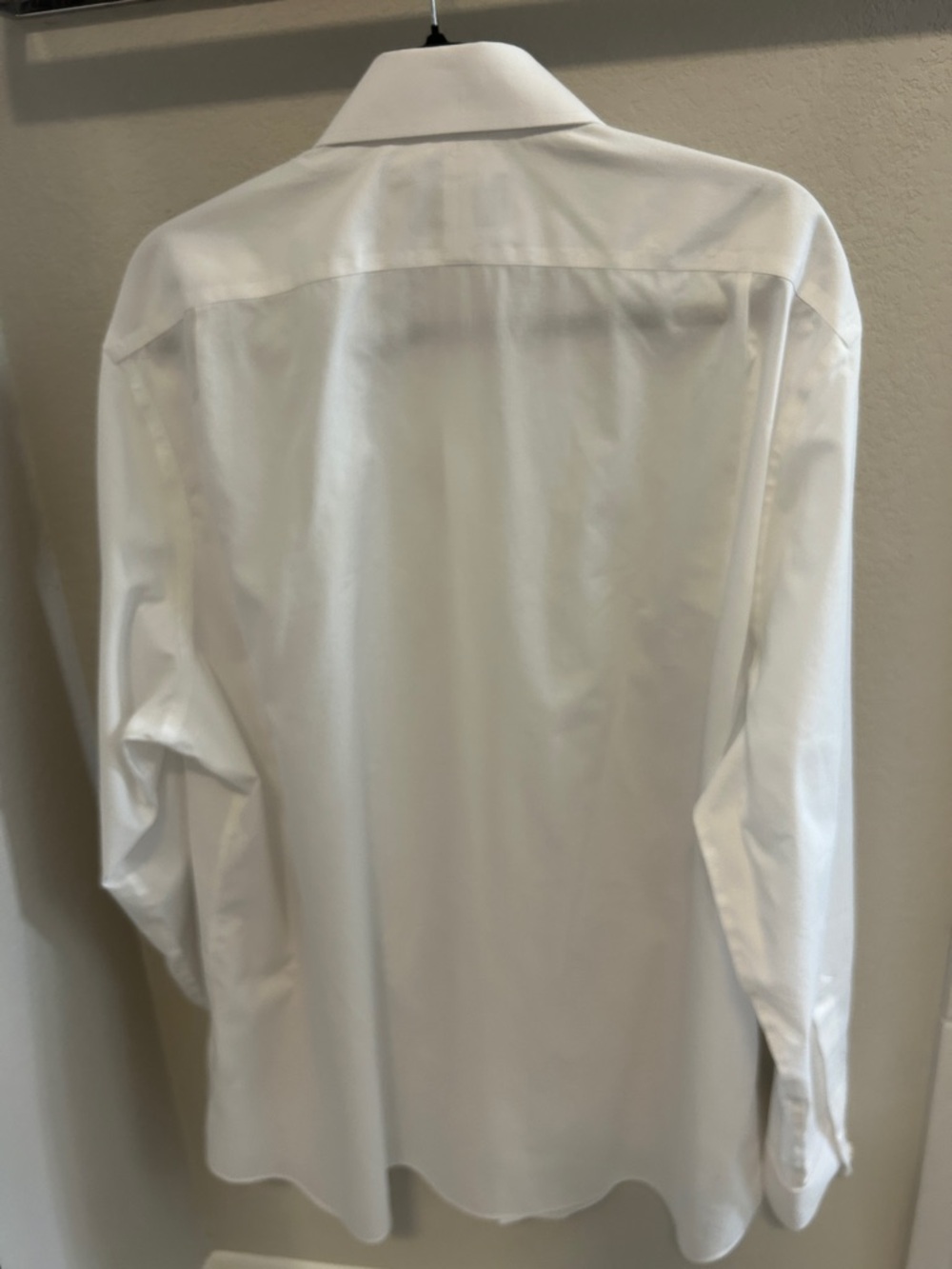 NWOT- Charles Tyrwhitt White Classic Point-Collar Dress Shirt - Picture 4 of 4